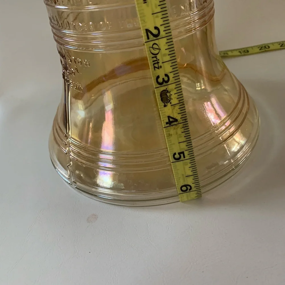 Liberty  Vintage Gold Bell-Shaped Glass Jar
